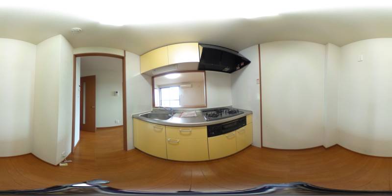 パノラマ画像キッチン