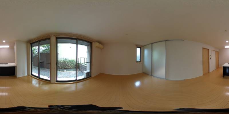 パノラマ画像リビング