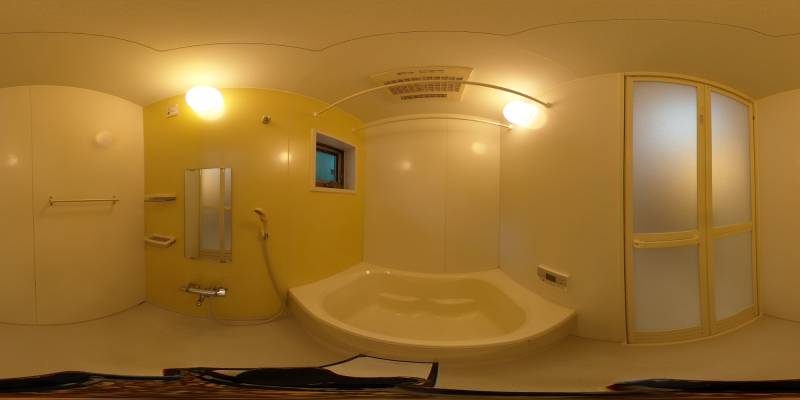 パノラマ画像バスルーム