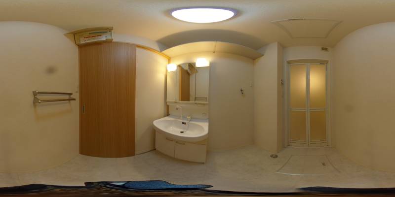 パノラマ画像洗面所