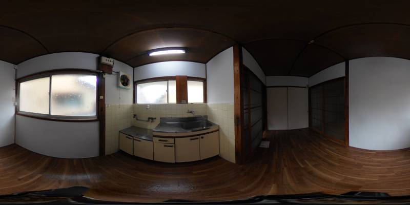 パノラマ画像キッチン