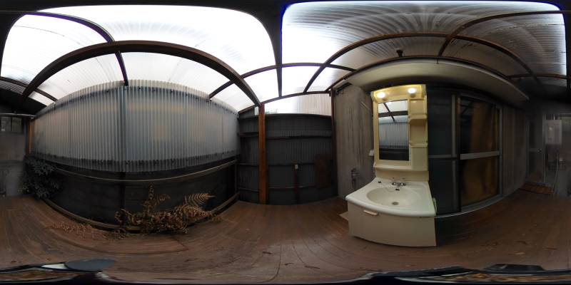 パノラマ画像洗面所