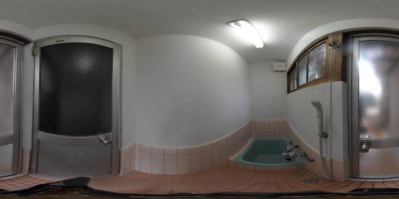 パノラマ画像バスルーム