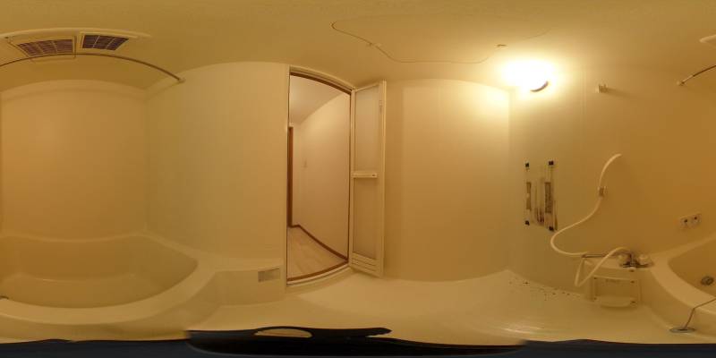 パノラマ画像バスルーム