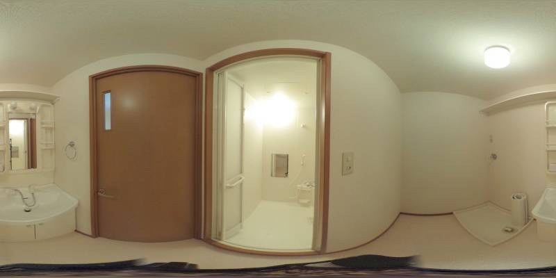 パノラマ画像洗面所