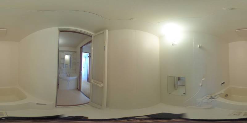 パノラマ画像バスルーム