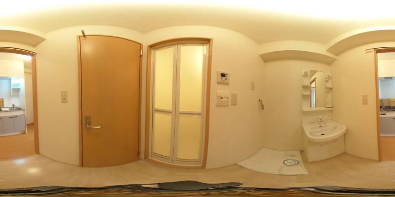 パノラマ画像洗面所