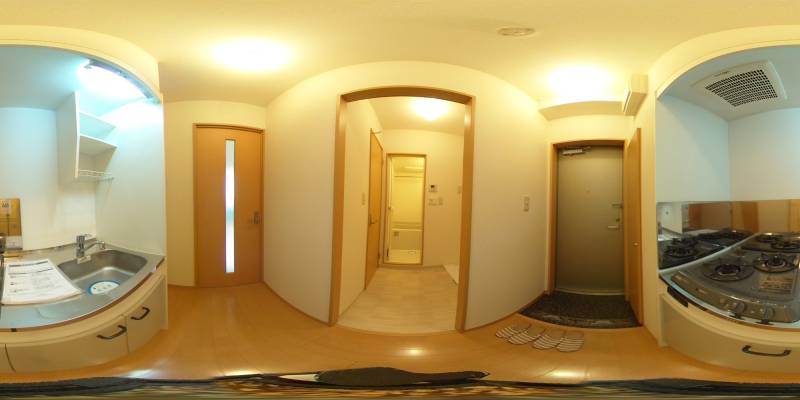 パノラマ画像キッチン