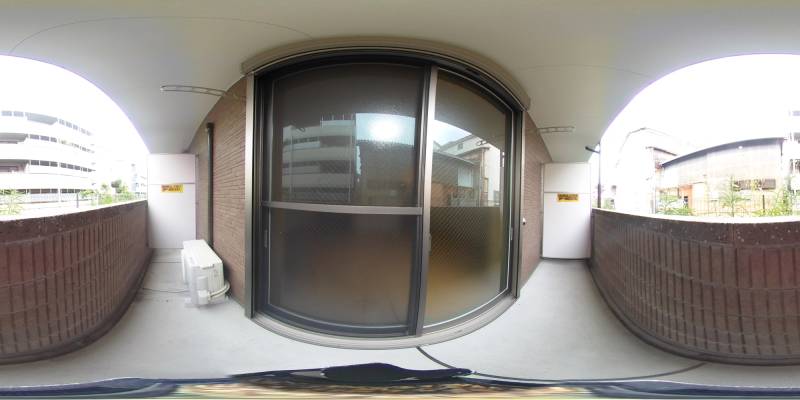 パノラマ画像バルコニー