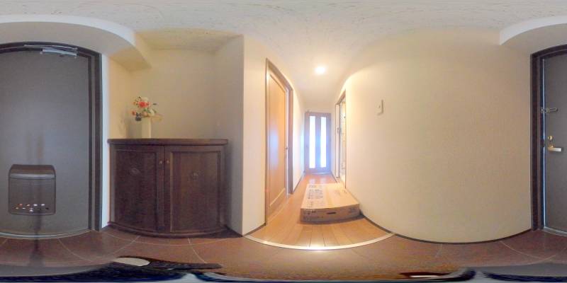 パノラマ画像玄関