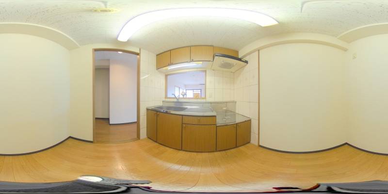 パノラマ画像キッチン