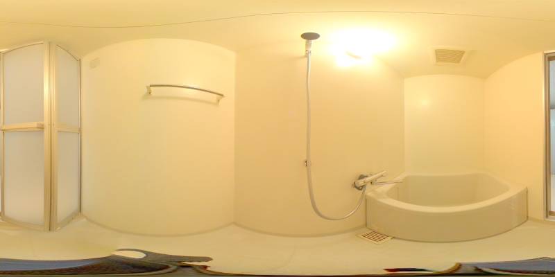 パノラマ画像バスルーム