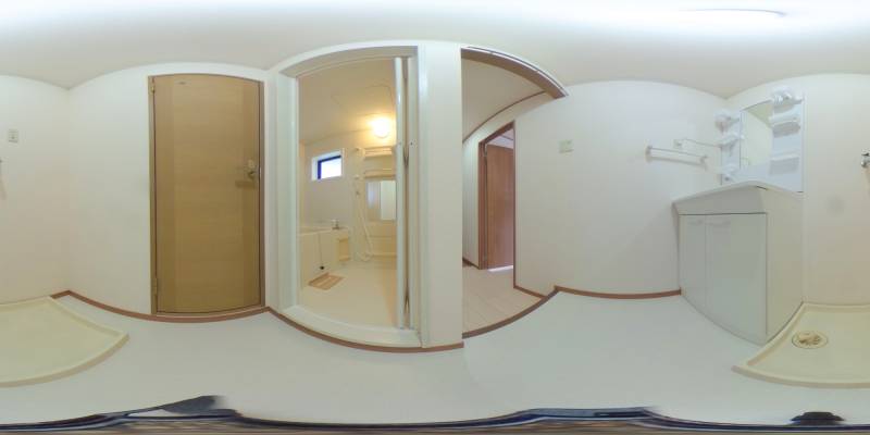 パノラマ画像バスルーム