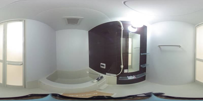 パノラマ画像バスルーム