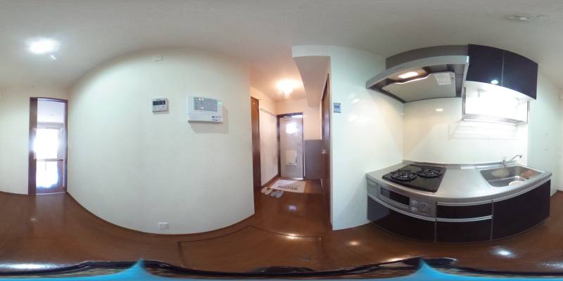 パノラマ画像キッチン