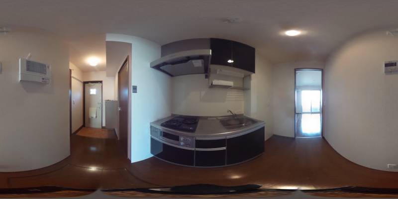 パノラマ画像キッチン