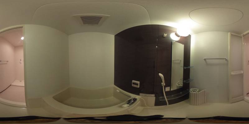 パノラマ画像バスルーム