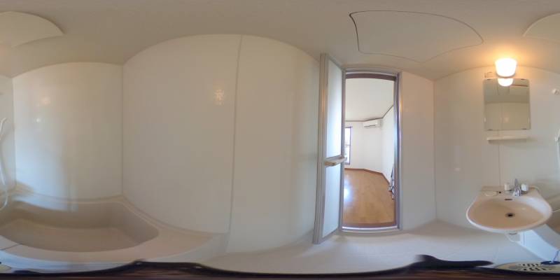 パノラマ画像バスルーム