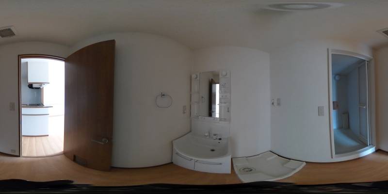 パノラマ画像洗面所