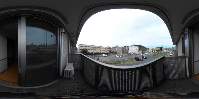 パノラマ画像バルコニー