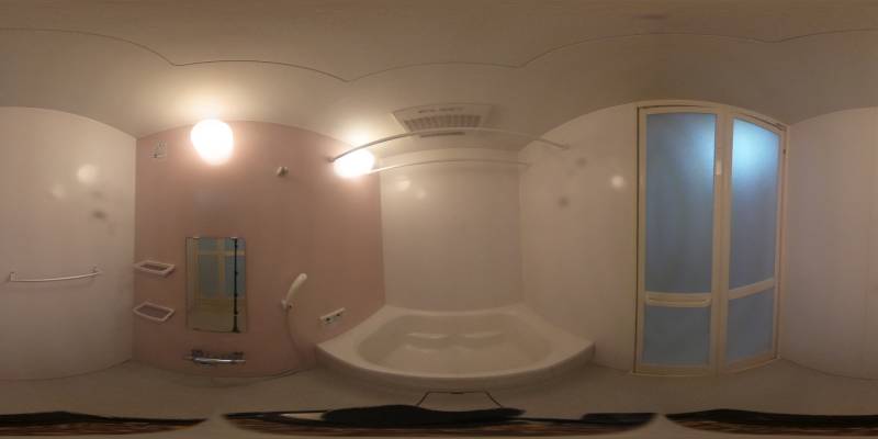 パノラマ画像バスルーム