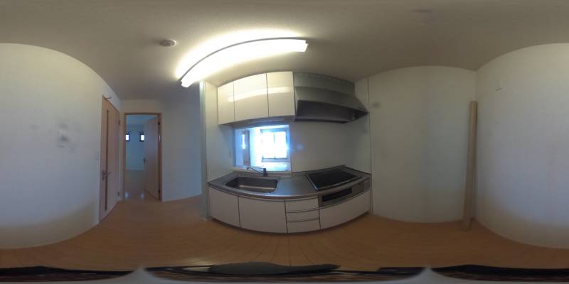 パノラマ画像キッチン