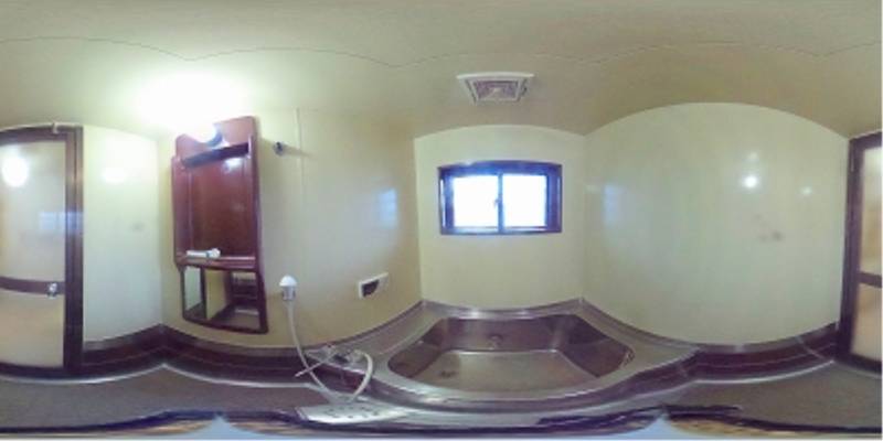 パノラマ画像バスルーム