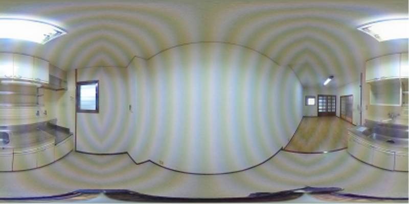 パノラマ画像キッチン