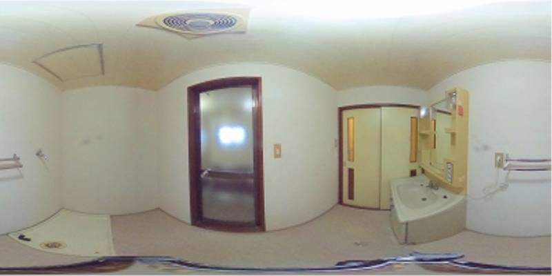 パノラマ画像洗面所