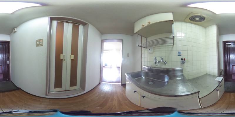 パノラマ画像キッチン