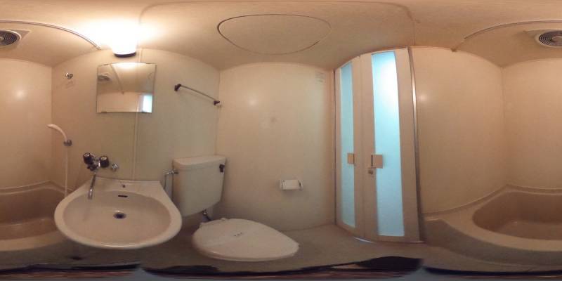 パノラマ画像バスルーム