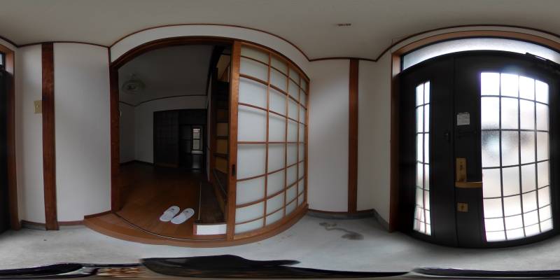 パノラマ画像玄関