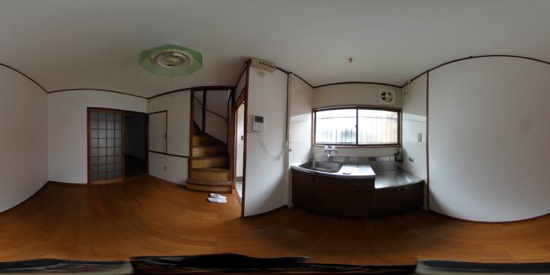 パノラマ画像キッチン