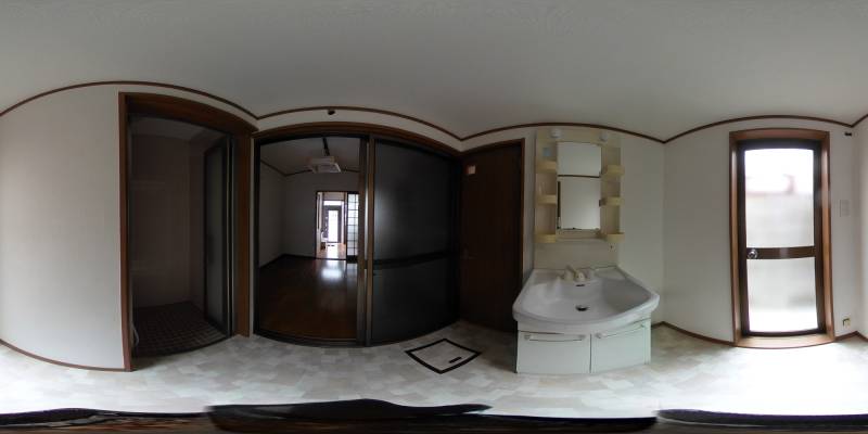 パノラマ画像洗面所