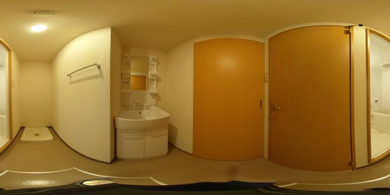 パノラマ画像洗面所