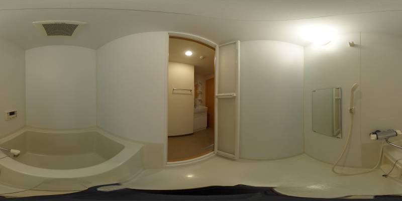 パノラマ画像バスルーム