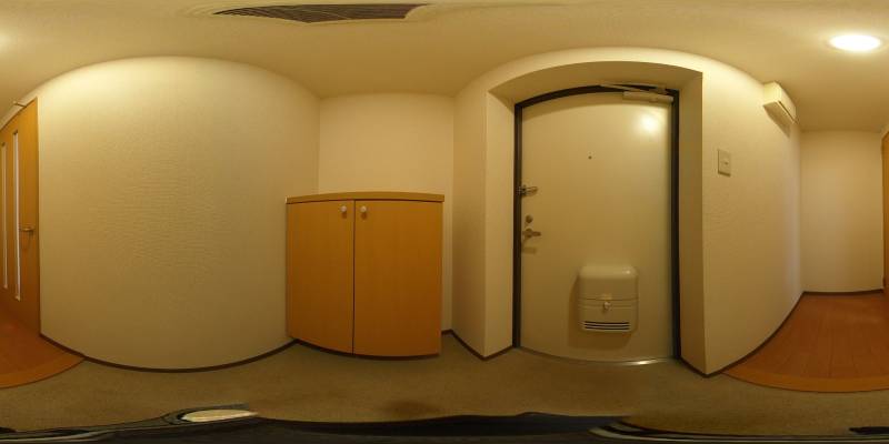 パノラマ画像玄関