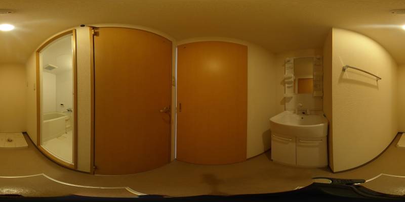 パノラマ画像洗面所
