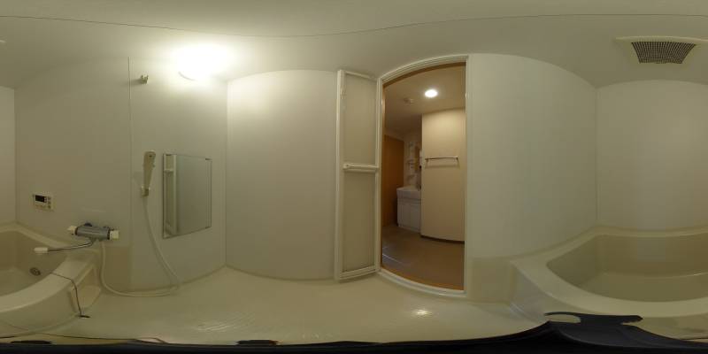パノラマ画像バスルーム