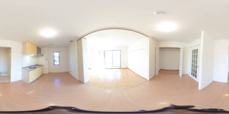 パノラマ画像リビング