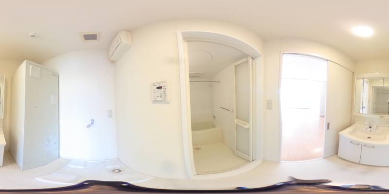 パノラマ画像洗面所