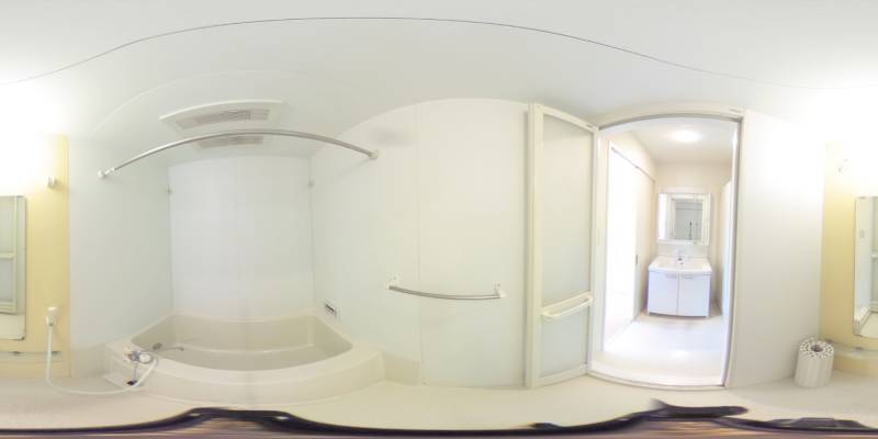 パノラマ画像バスルーム