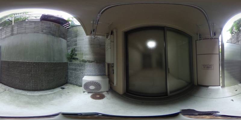パノラマ画像バルコニー