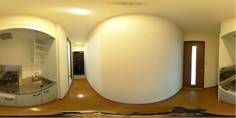 パノラマ画像キッチン