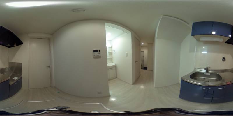 パノラマ画像キッチン