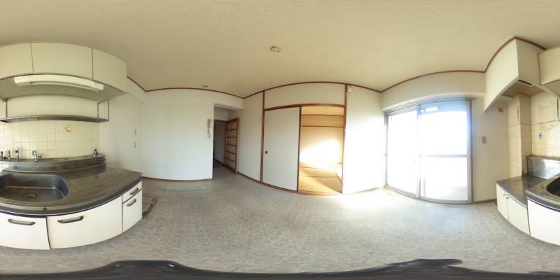 パノラマ画像キッチン