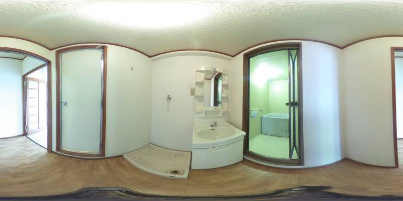 パノラマ画像洗面所