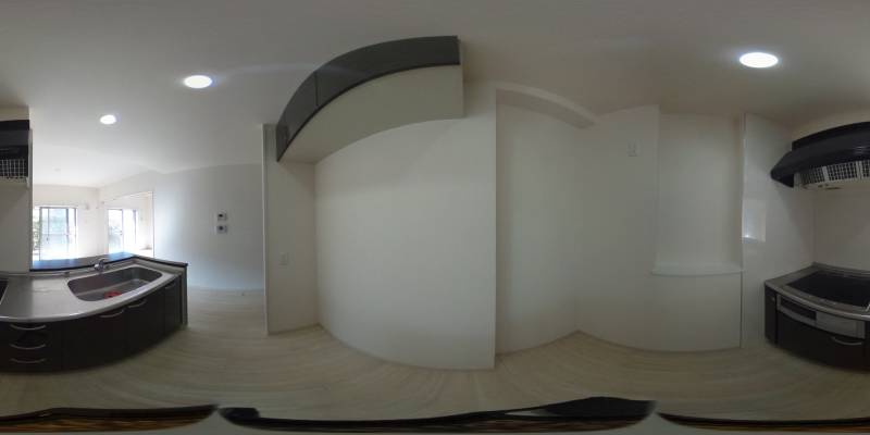 パノラマ画像キッチン