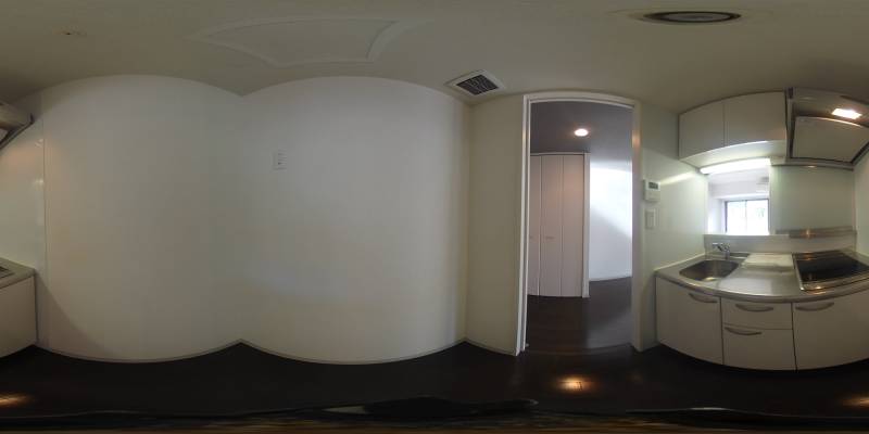 パノラマ画像キッチン