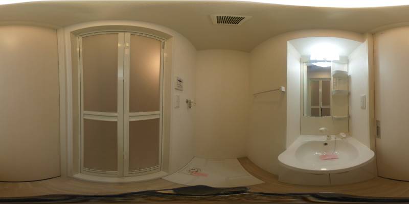 パノラマ画像洗面所